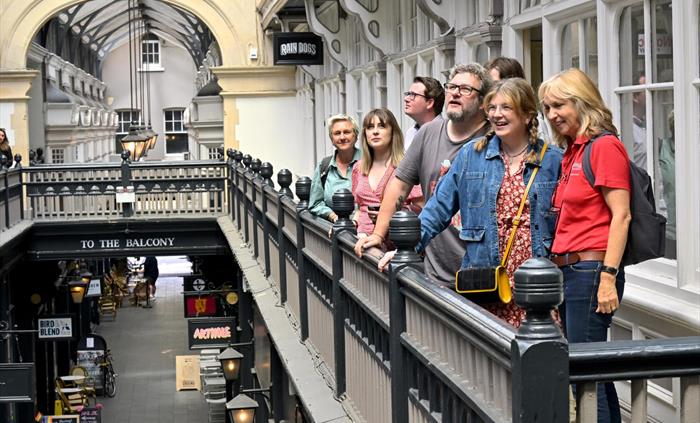Explore the cosmopolitan food scene of Cardiff's beautiful arcades on a leisurely stroll around the city.